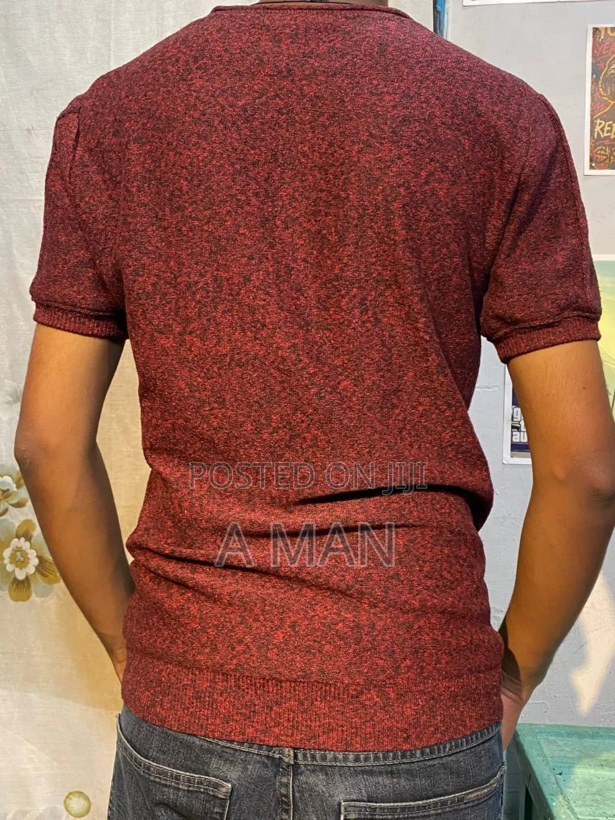 Waffle Knit Sweater.