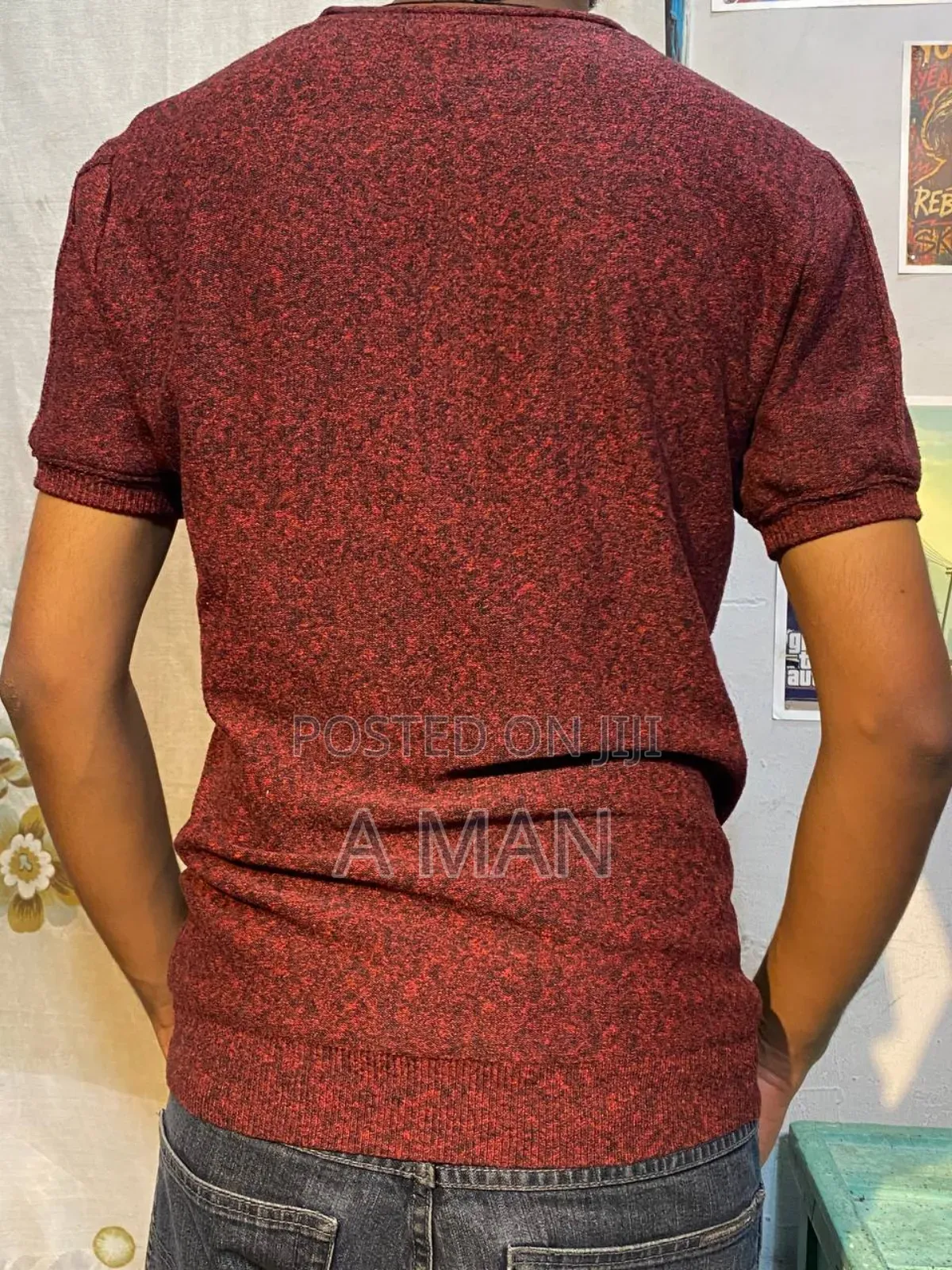 Waffle Knit Sweater.