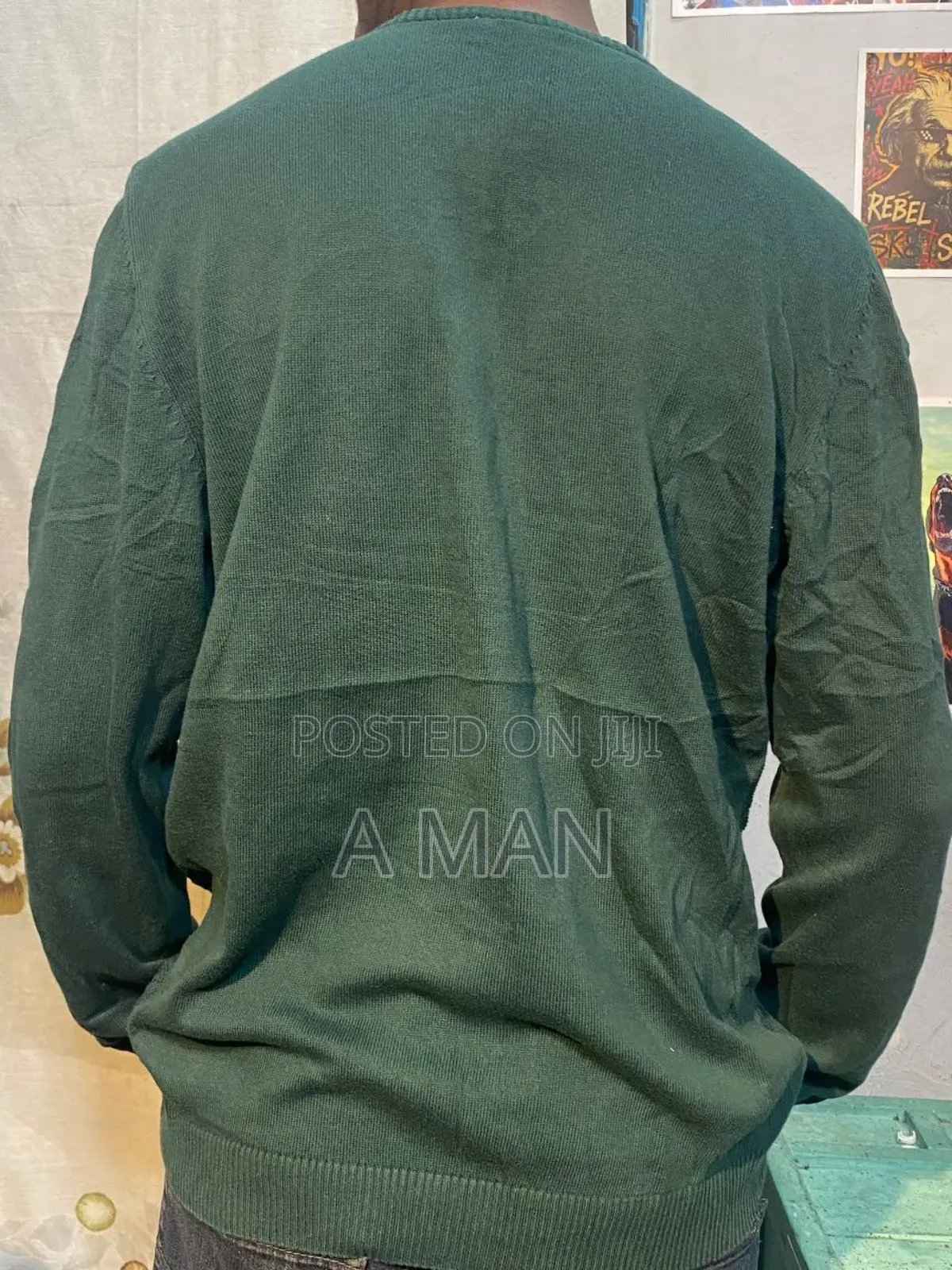 Waffle Knit Sweater.