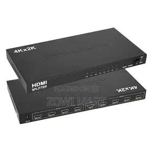Photo - HDTV 1x8 Hdmi Splitter Ultra Hd 8-Port Hdmi Signal Distributor