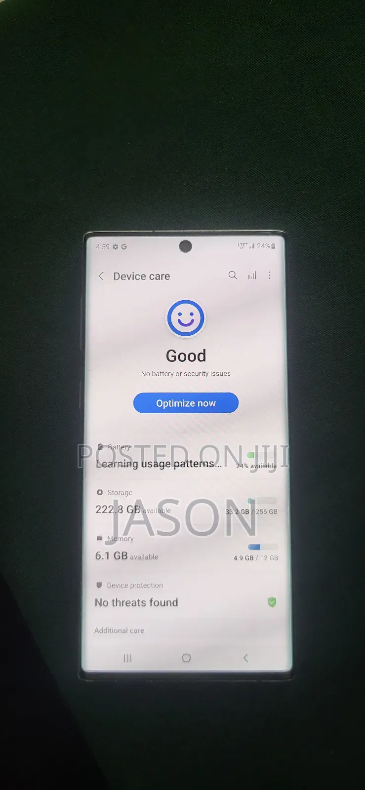 Samsung Galaxy Note 10 5G 256 GB Blue