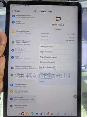 Photo - New Samsung Galaxy Tab S8 128 GB Black