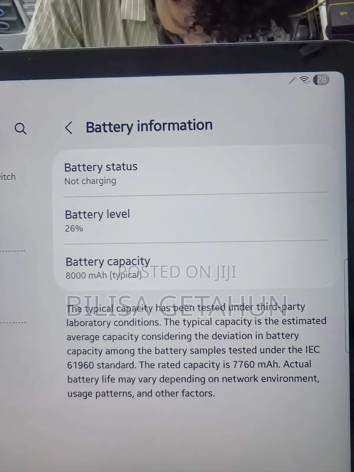 New Samsung Galaxy Tab S8 128 GB Black