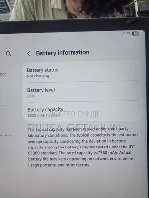 New Samsung Galaxy Tab S8 128 GB Black