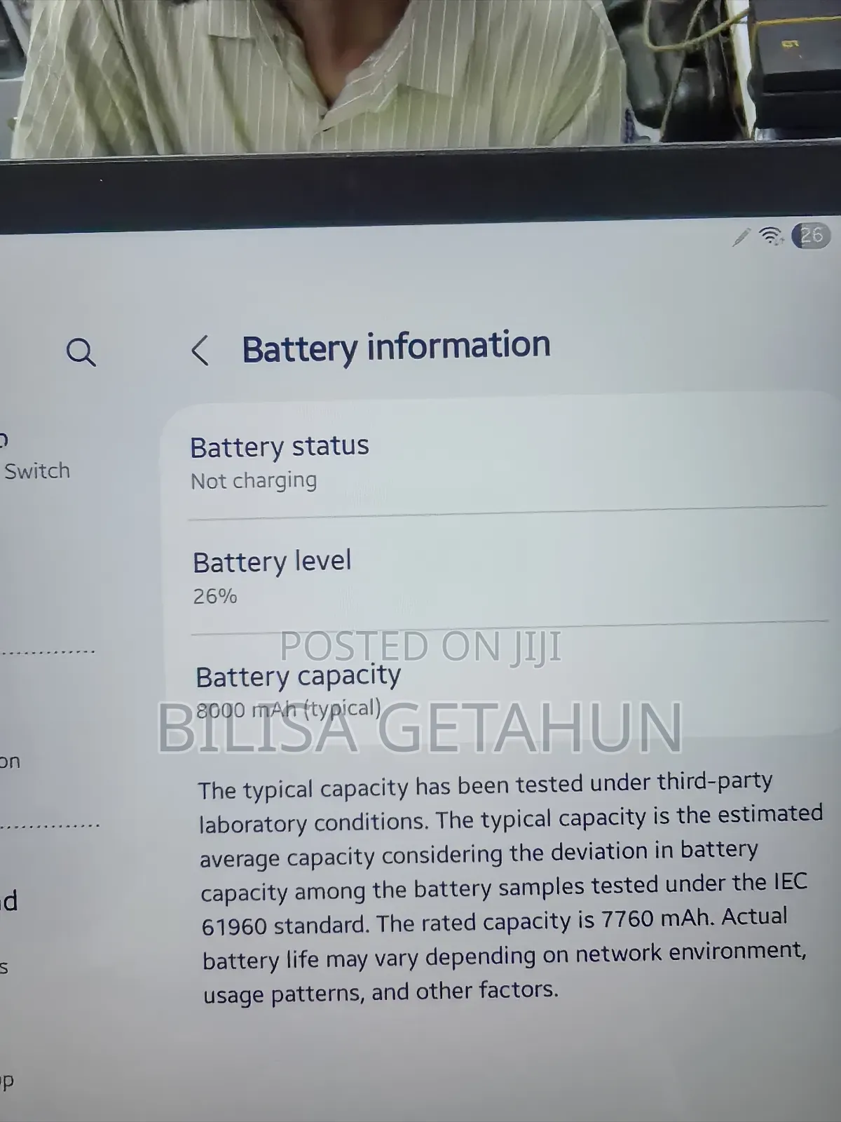 New Samsung Galaxy Tab S8 128 GB Black