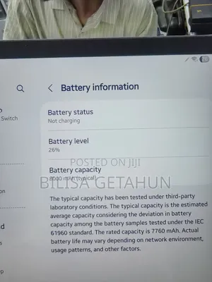 New Samsung Galaxy Tab S8 128 GB Black