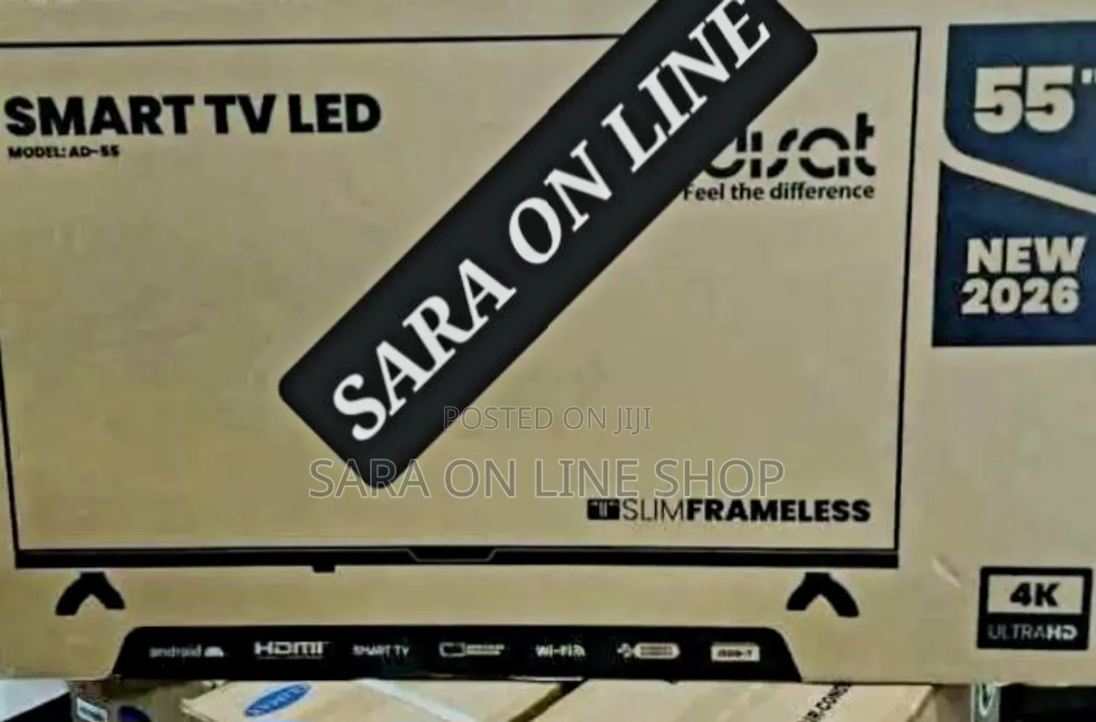 ☆Smart Led 55" Tv ♤◇New 2025 ◇Free Delivery 10year Warranty