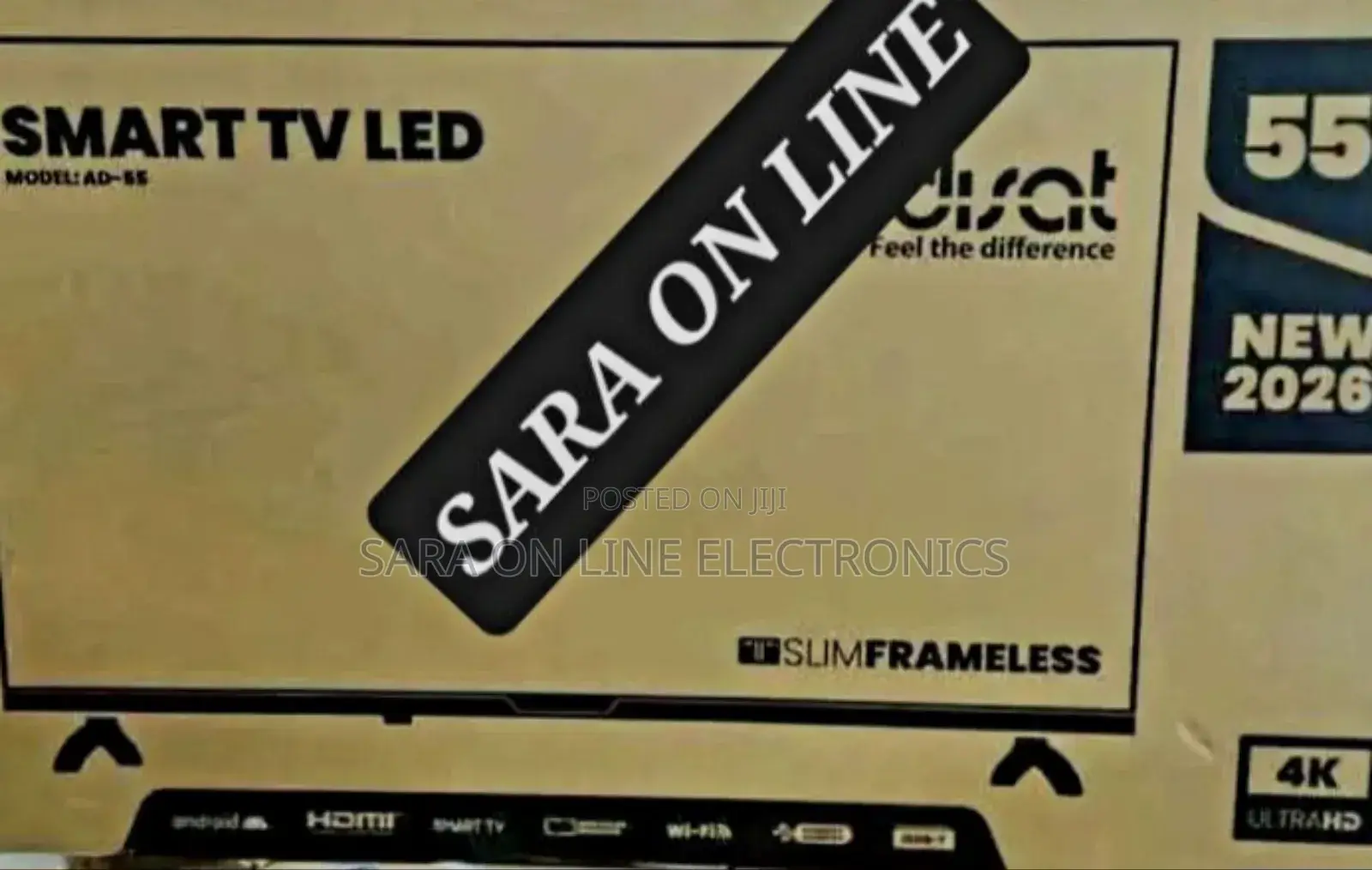 ☆Smart Led 55" Tv ♤◇New 2025 ◇Free Delivery 10year Warranty