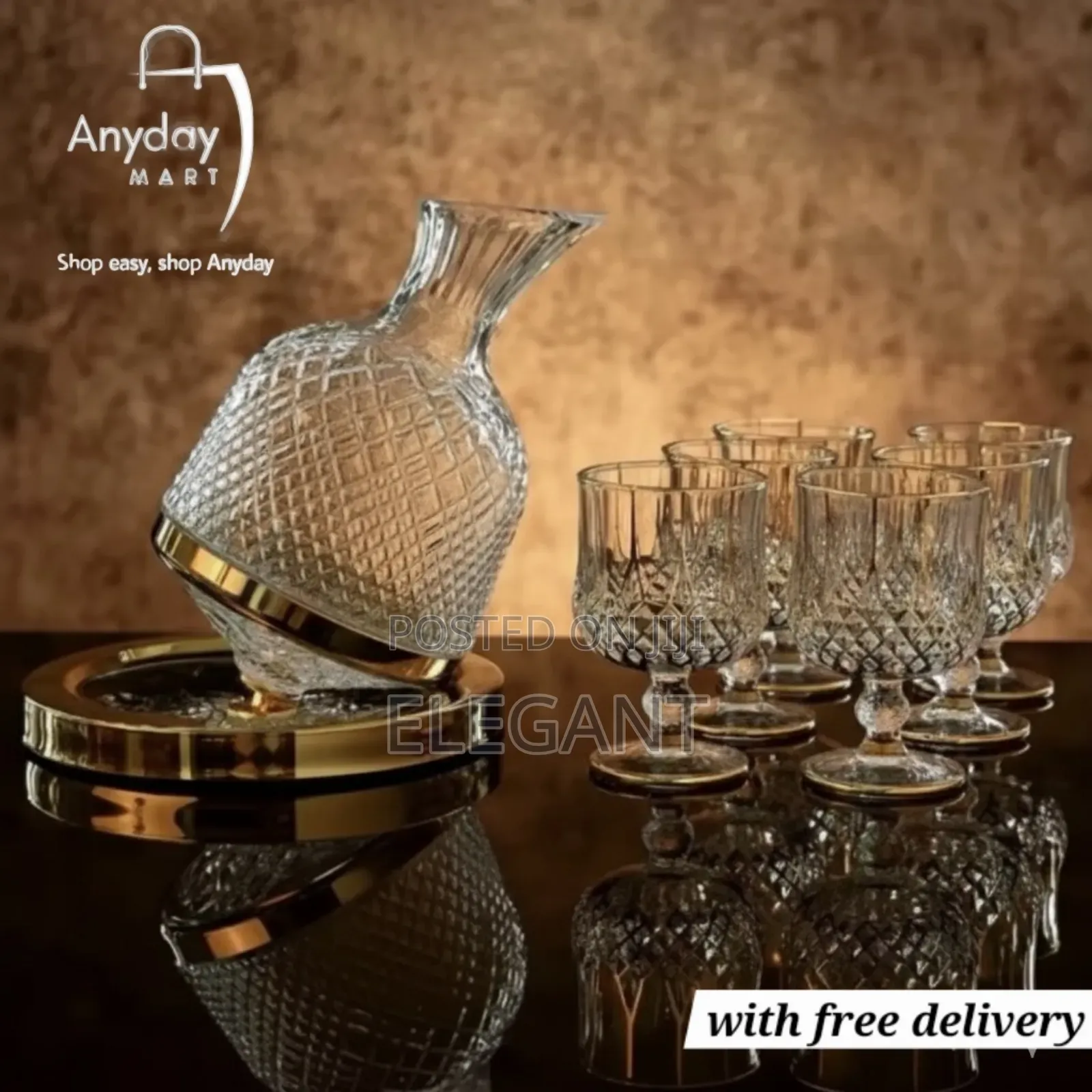 When Elegance Meets Style, Glass Set That Speaks Volume