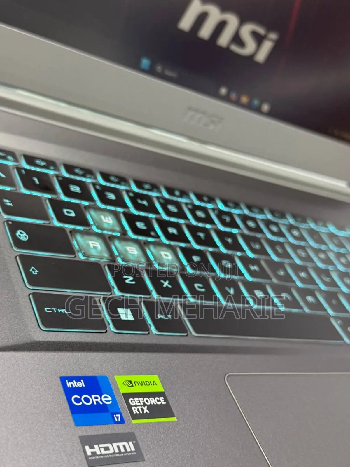 New Laptop MSI GF75 Thin 16GB Intel Core I7 SSD 512GB