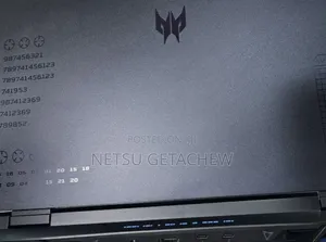 New Laptop Acer Predator Helios 300 16GB Intel Core I9 SSD 1T