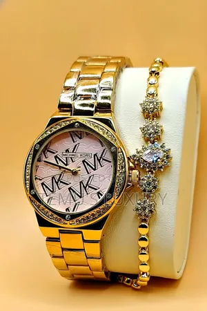 Photo - Michael Kors Gold-Tone Stainless Steel Ladies Watch With Bracelet