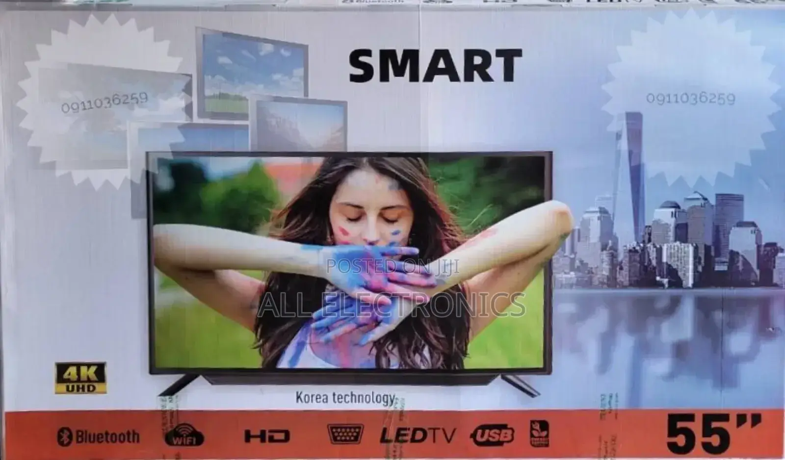 Smart'55'inch TV ስማርት