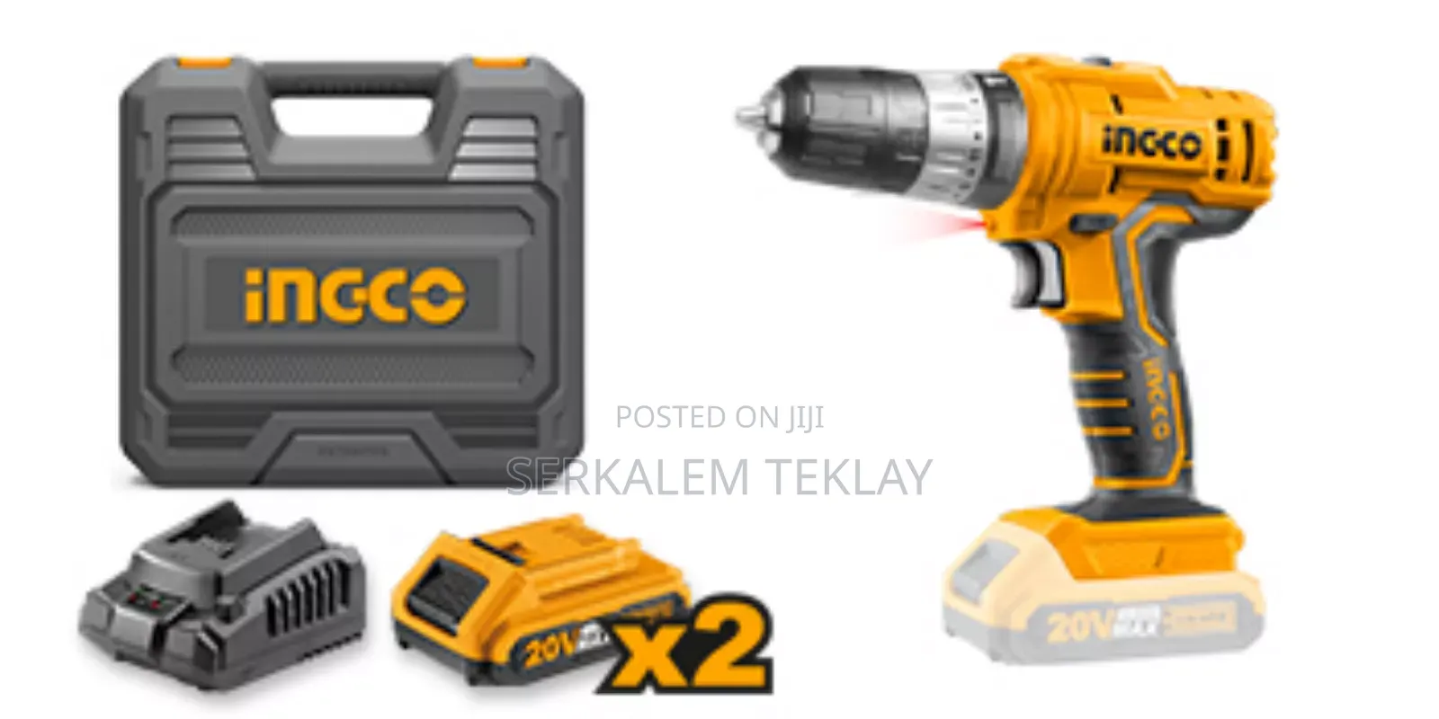 Ingcco Charger Drill Machine 20v