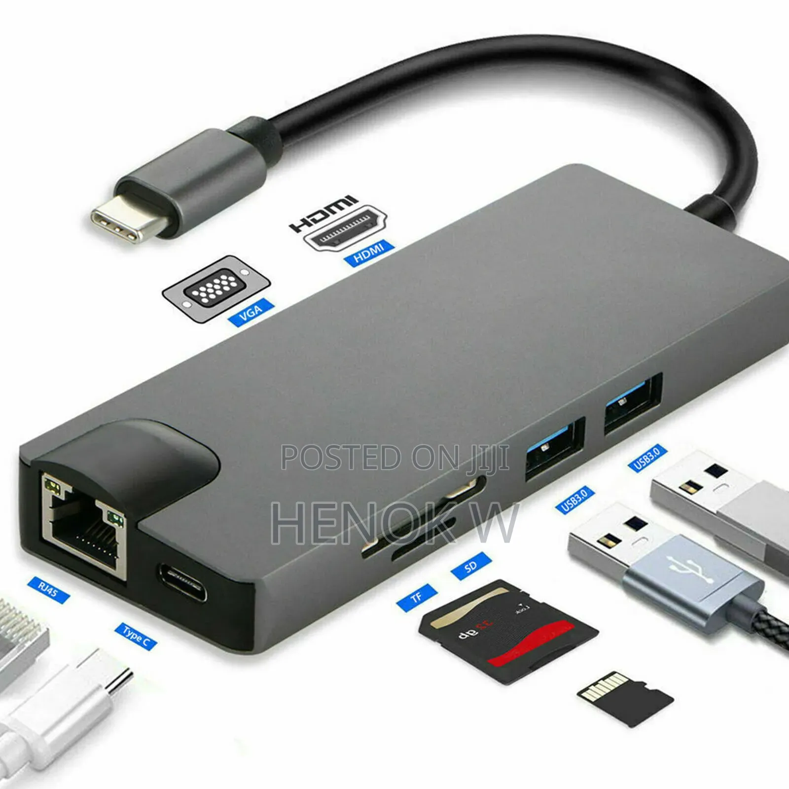 8-in-1 Usb C Docking Station / Hub