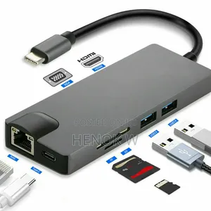 8-in-1 Usb C Docking Station / Hub