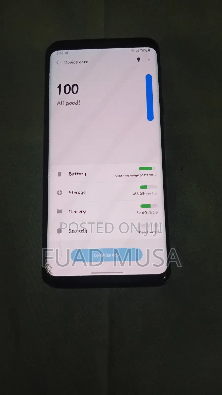 Samsung Galaxy S9 Plus 64 GB Black