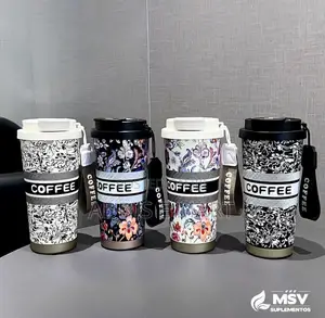 Coffee Mug Wite Straw