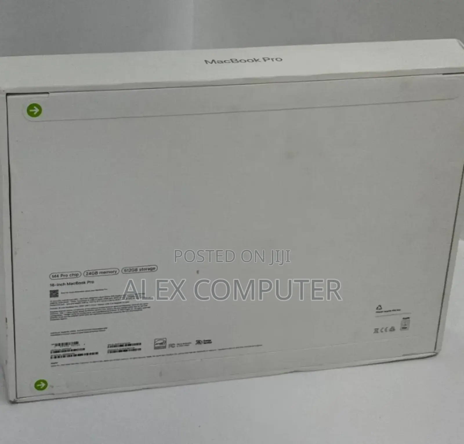 New Laptop Apple MacBook 24GB Apple M4 Pro SSD 512GB