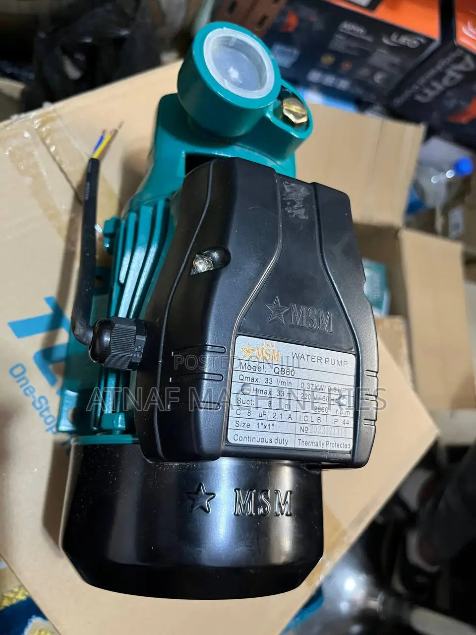 Water Pump 0.5 Hp / MSM