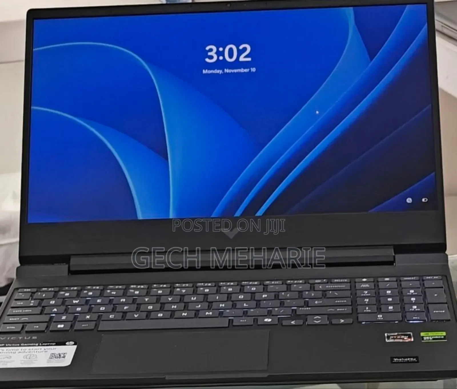 New Laptop HP Victus 16 16GB AMD Ryzen 7 SSD 512GB