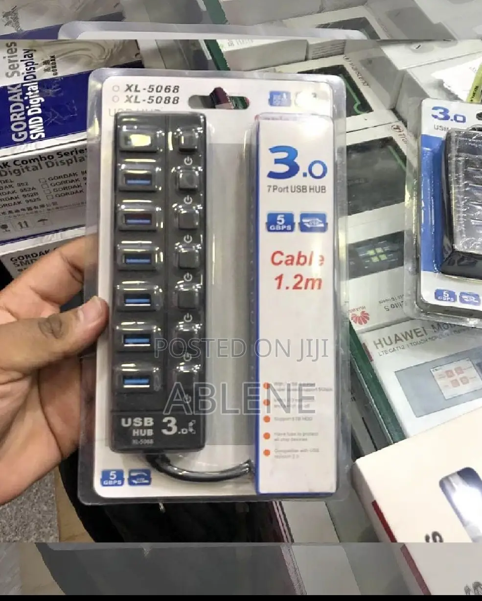 Usb Hub 3.0 High Speed 7 Port Usb