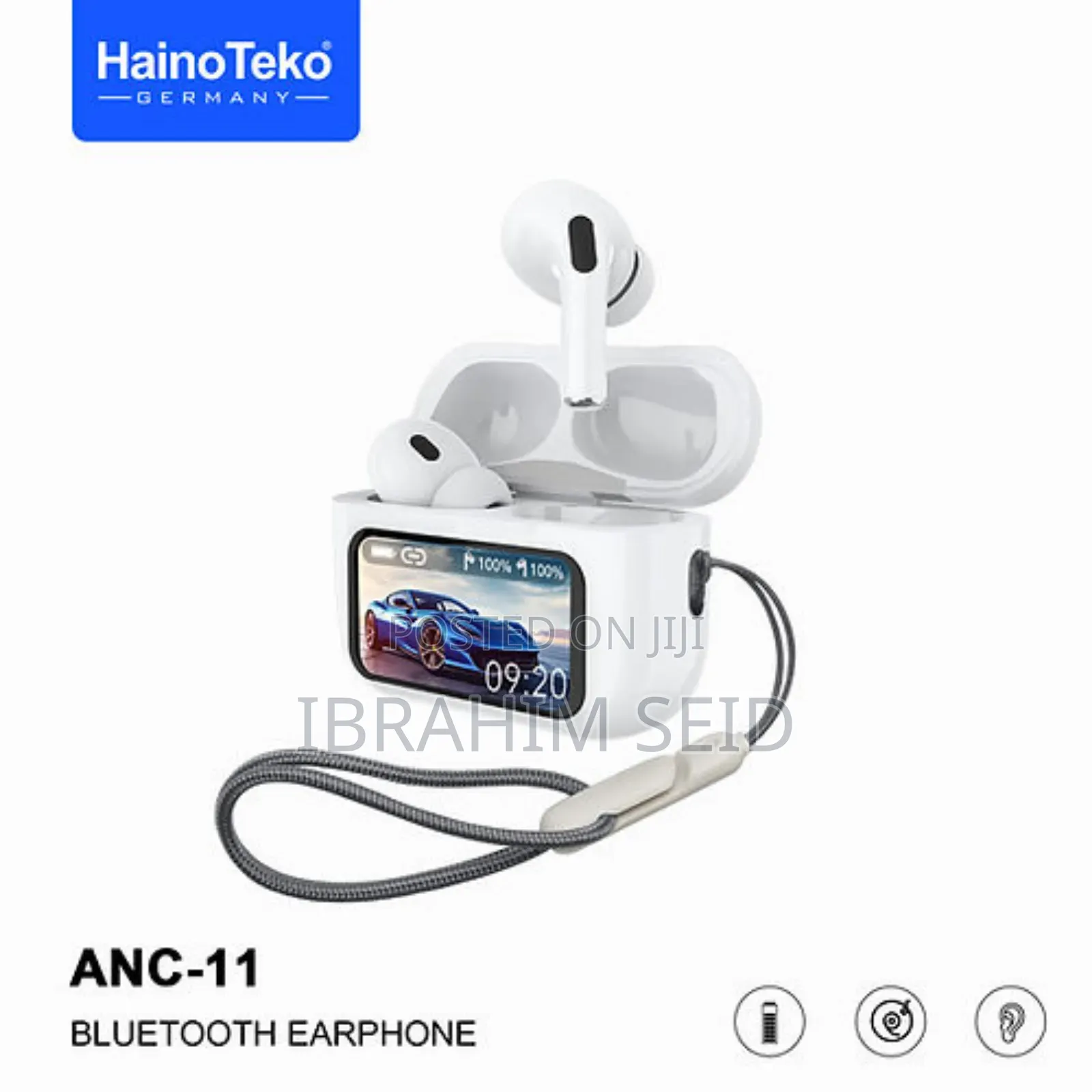 Haino Teko Anc-11 Touchscreen Bluetooth Headphones