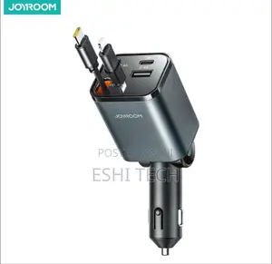 Joyroom 50w 4 In 1 Retractable Car Charger