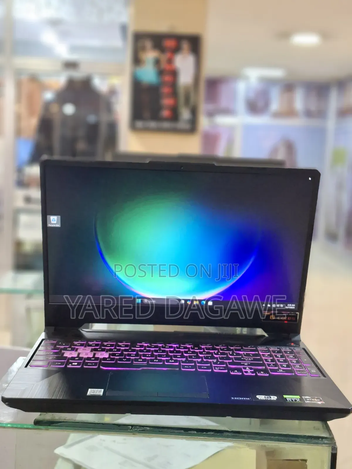 New Laptop Asus TUF Gaming A15 16GB AMD Ryzen 7 SSD 512GB