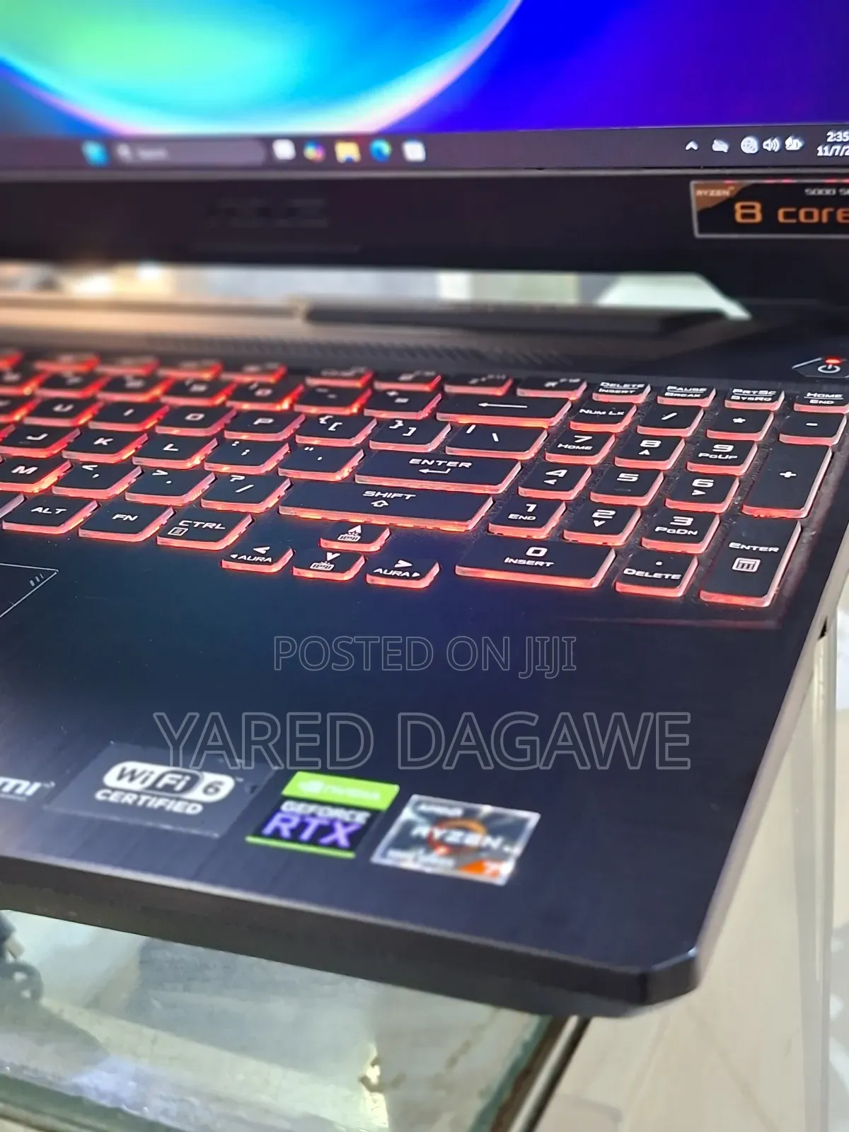 New Laptop Asus TUF Gaming A15 16GB AMD Ryzen 7 SSD 512GB