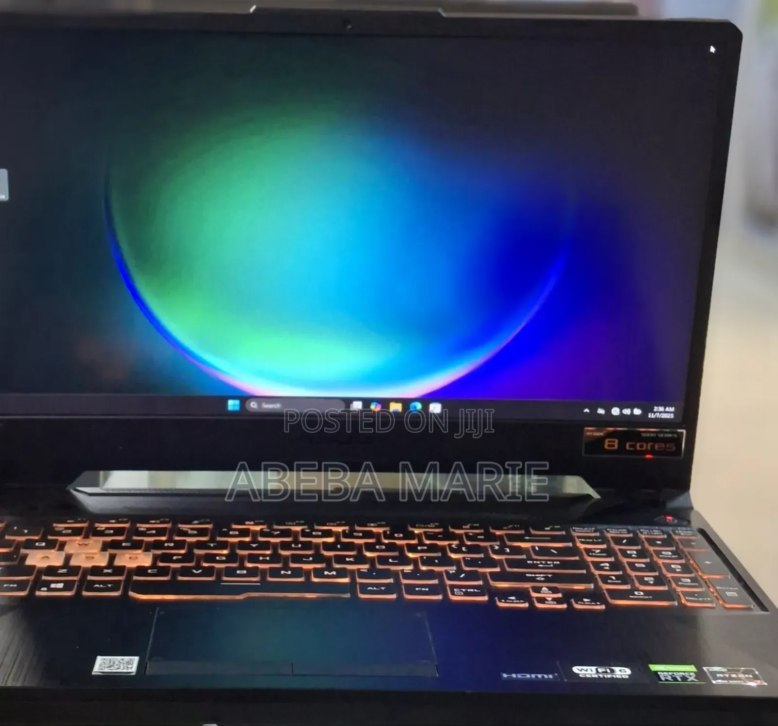 New Laptop Asus TUF Gaming A15 16GB AMD Ryzen 7 SSD 512GB