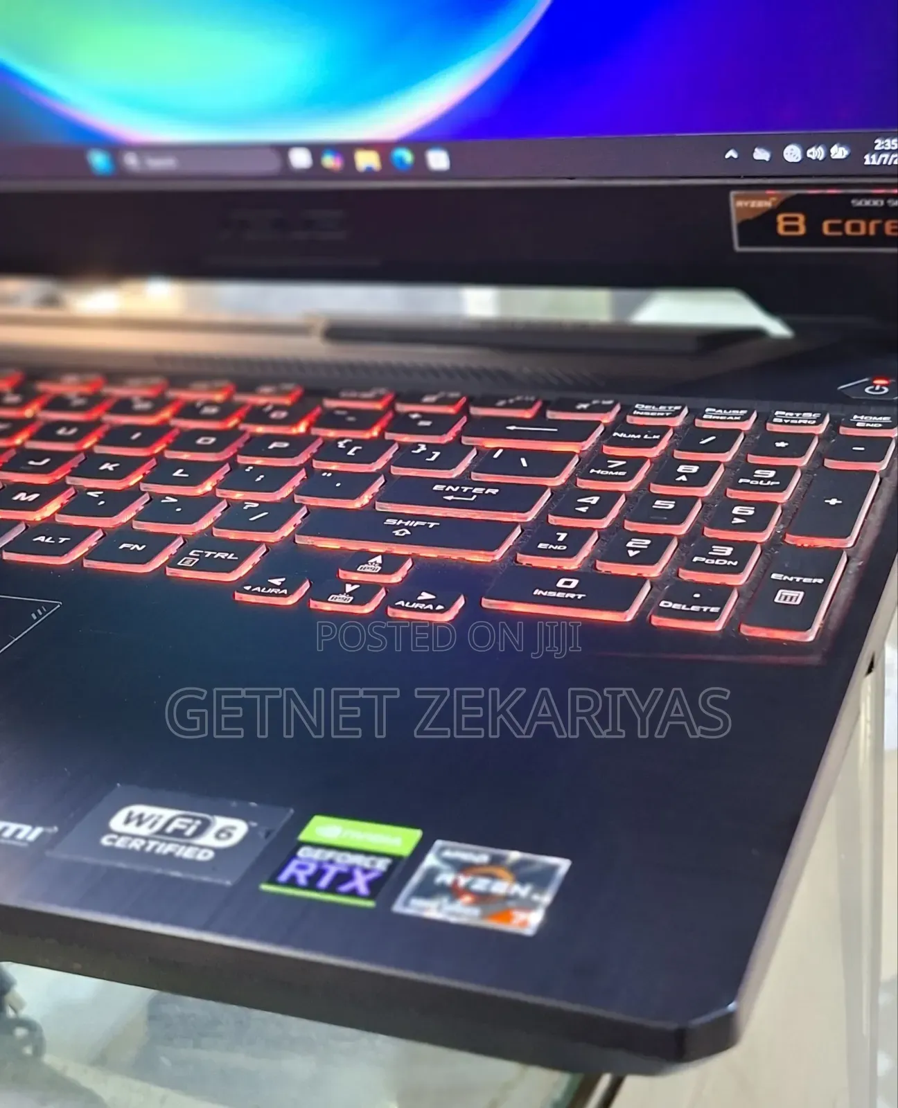 New Laptop Asus TUF Gaming A15 16GB AMD Ryzen 7 SSD 512GB