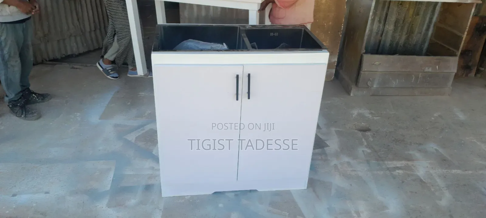 Kitchen Cabinet 90cm With 90cm Gold Dragon Sink