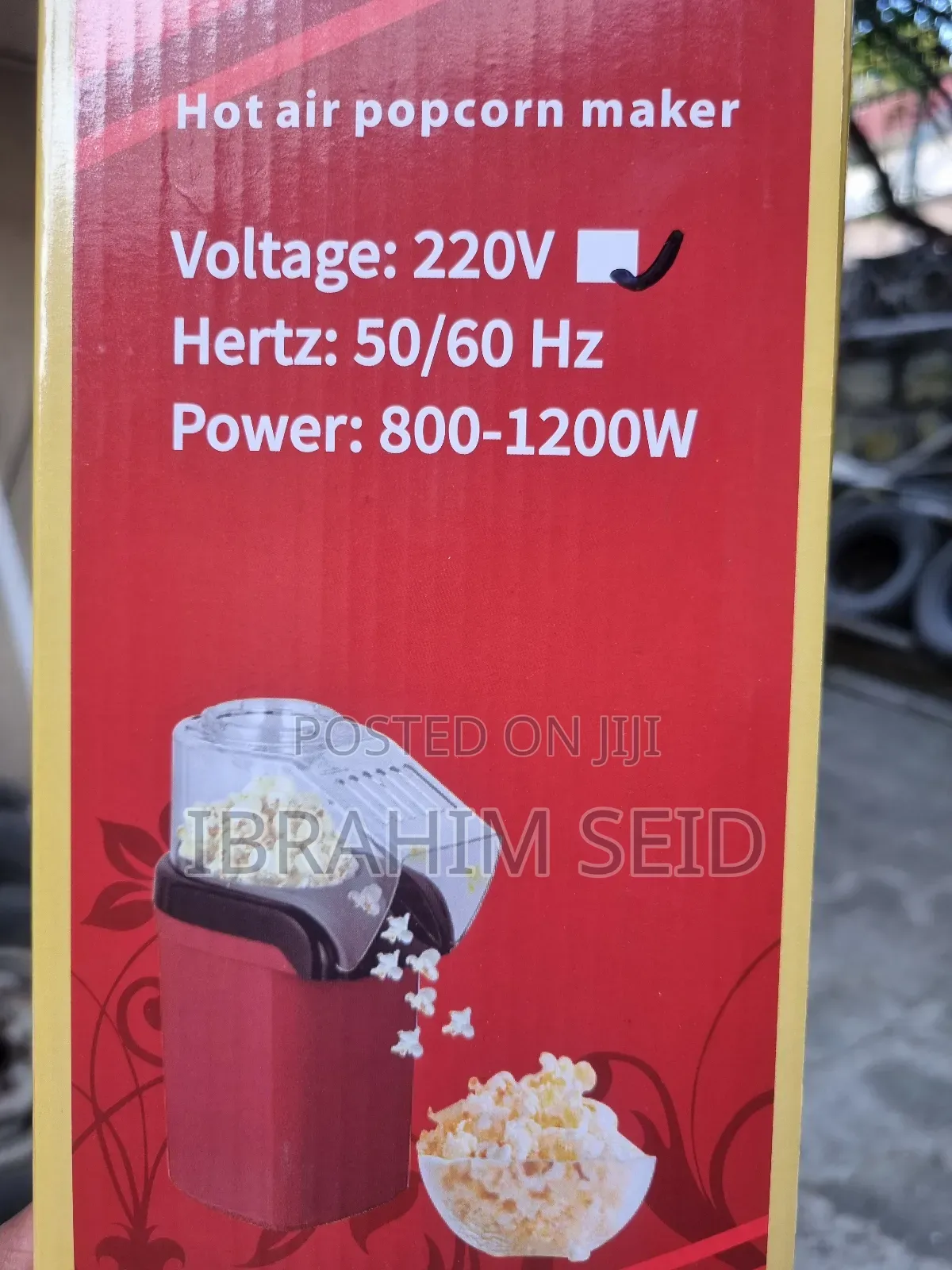 Popcorn Maker Hot Air Popcorn Machine