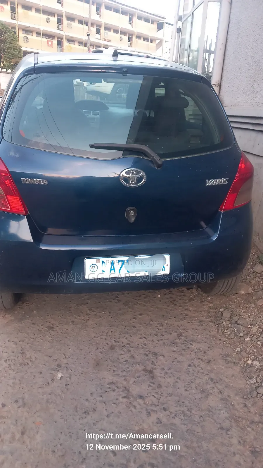 Toyota Yaris 2007 Blue