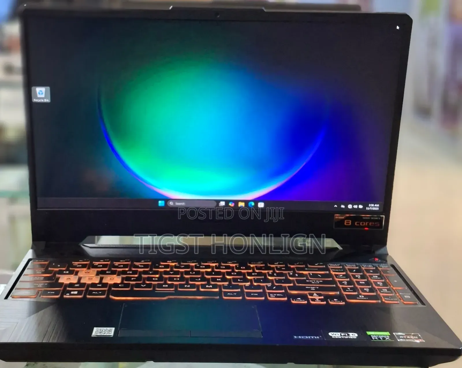 New Laptop Asus TUF Gaming A15 16GB AMD Ryzen 7 SSD 512GB