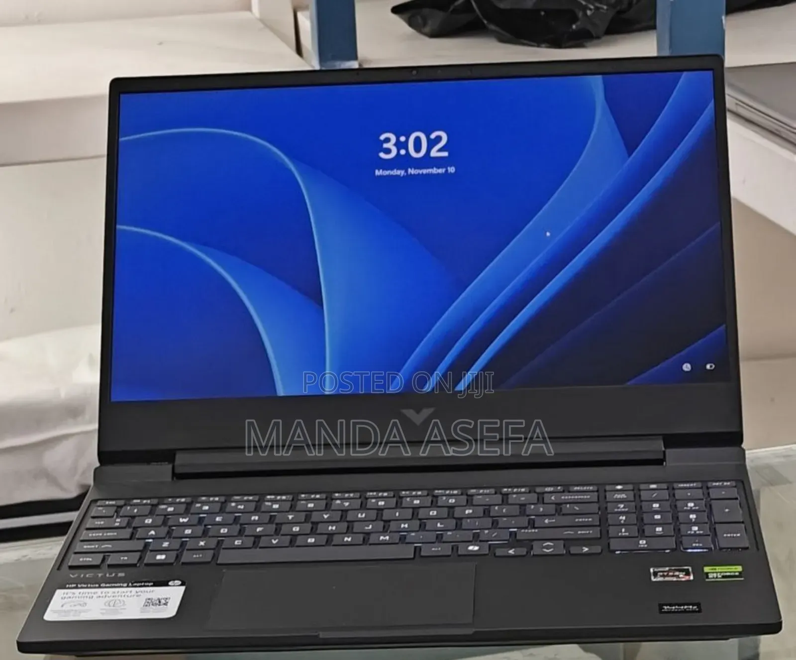 New Laptop HP Victus 15 16GB AMD Ryzen 7 SSD 512GB