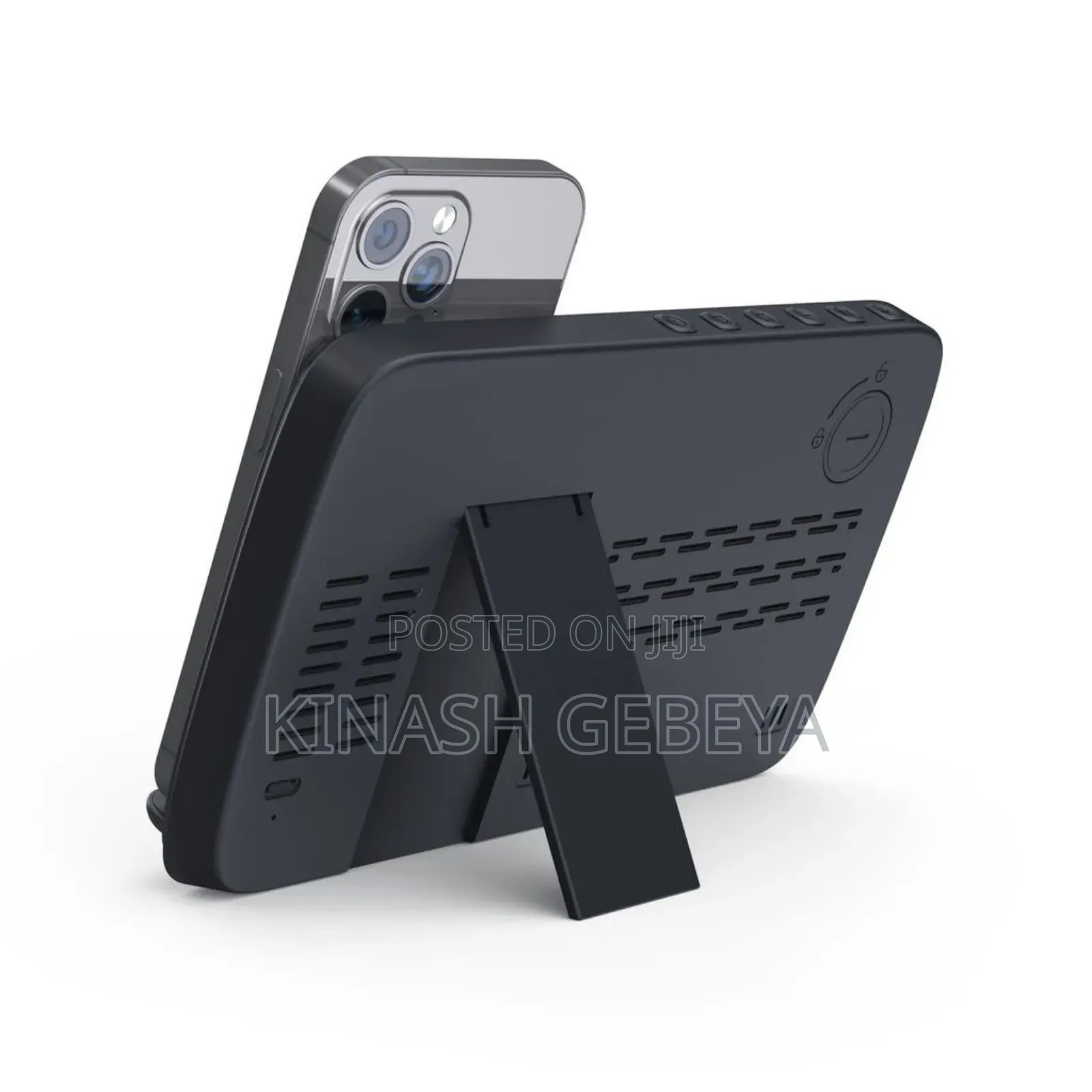 Rise Digital Alarm Clock and Wireless Charger