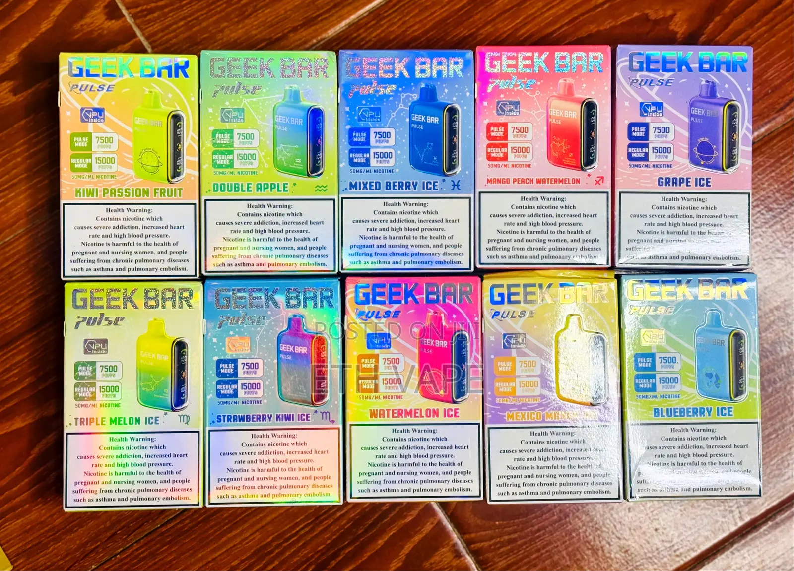 Geekbar 15,000 Puffs Vape in Addis Ababa Ethiopia