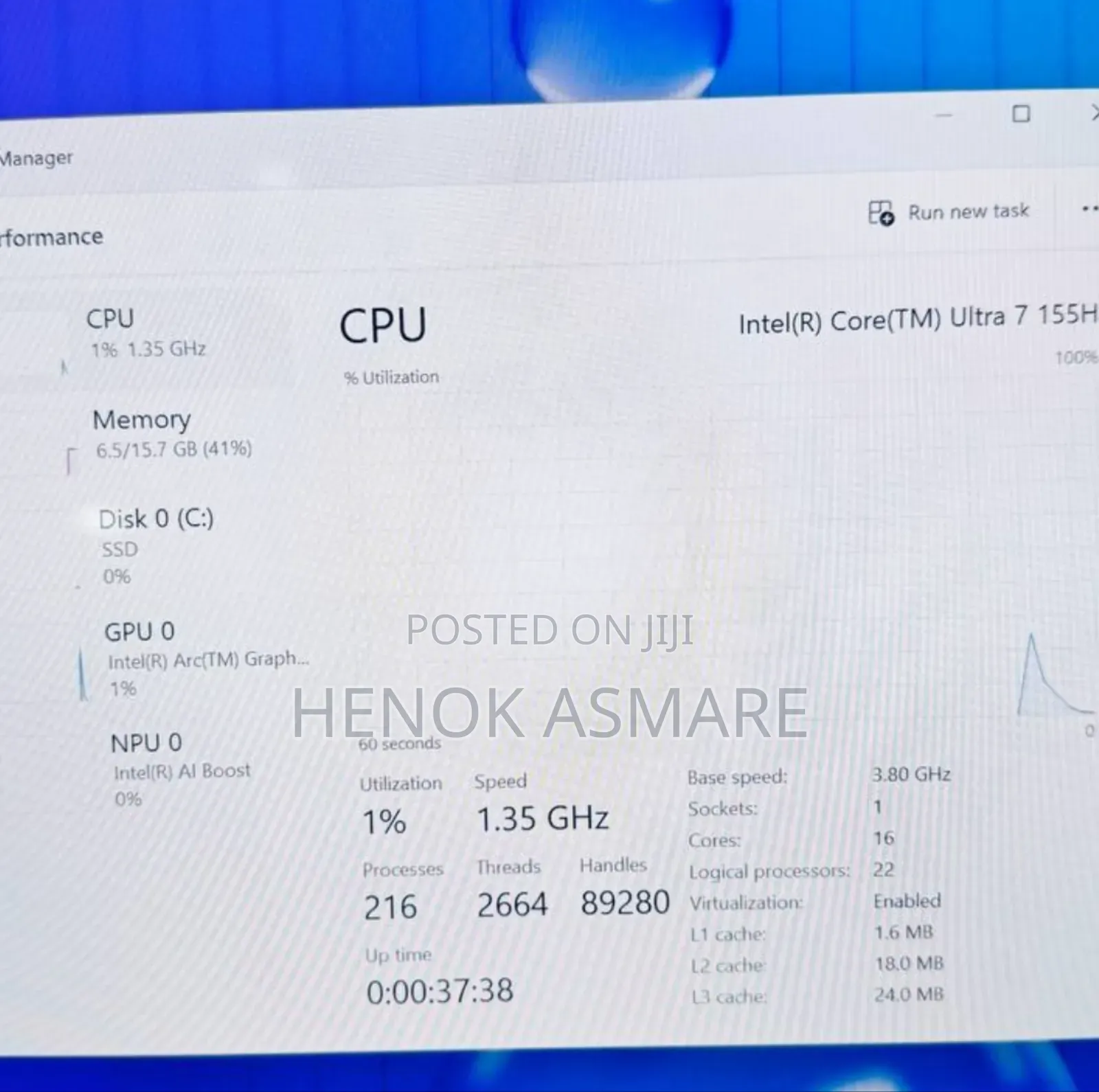 New Laptop MSI Summit E14 Flip Evo 16GB Intel Core Ultra 7 SSD 1T