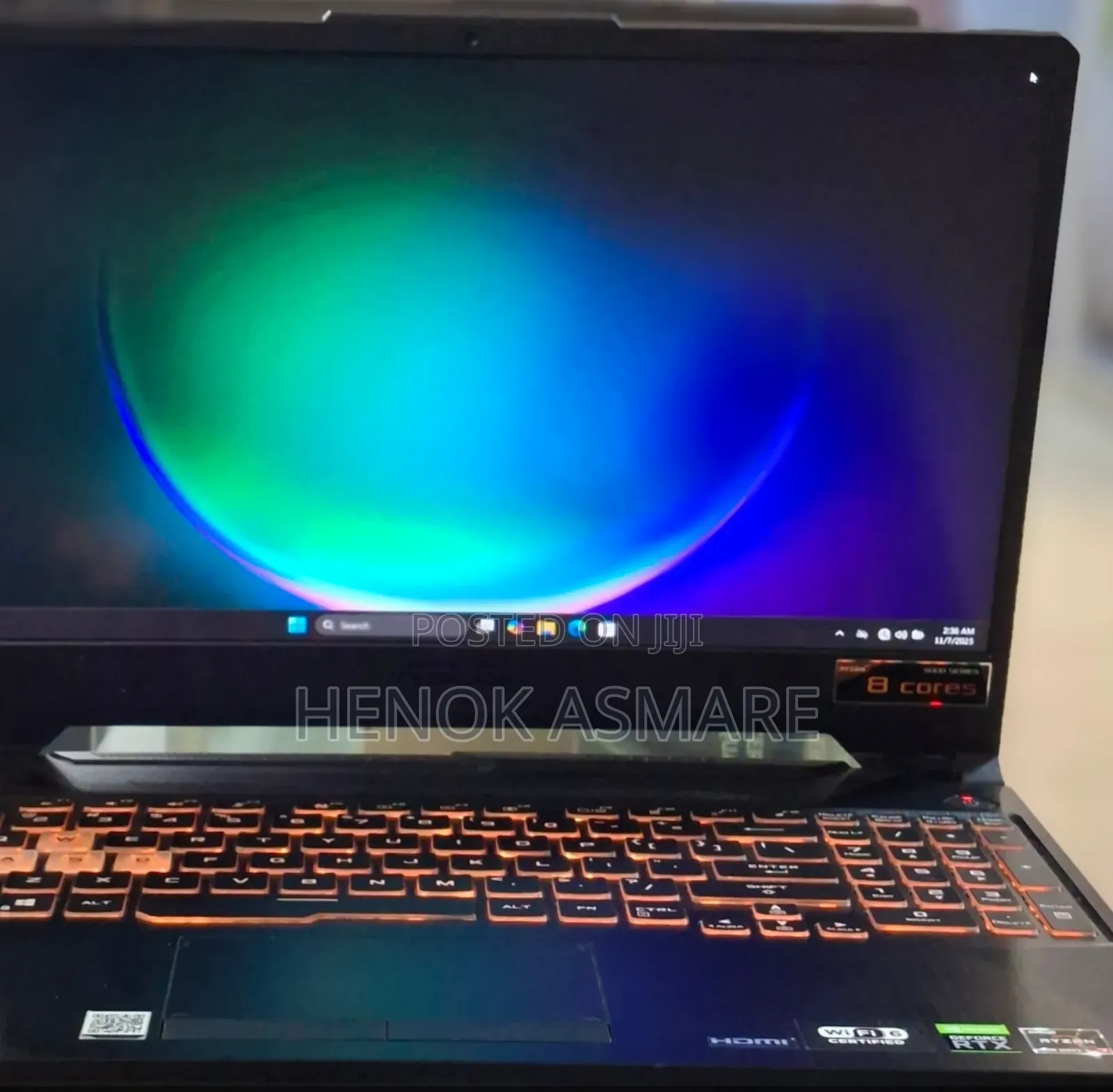 New Laptop Asus TUF Gaming A15 16GB AMD Ryzen 7 SSD 512GB