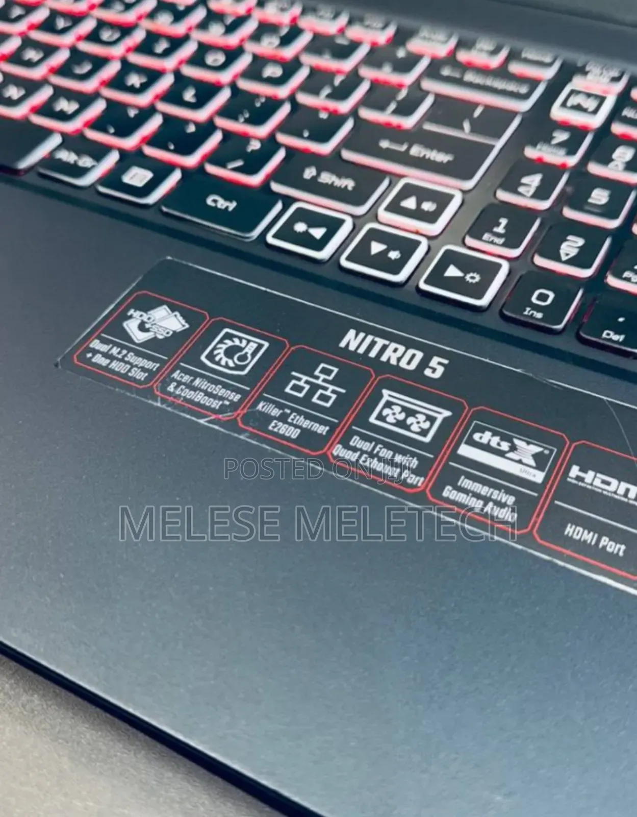 New Laptop Acer Nitro 5 16GB AMD Ryzen 9 SSD 1T