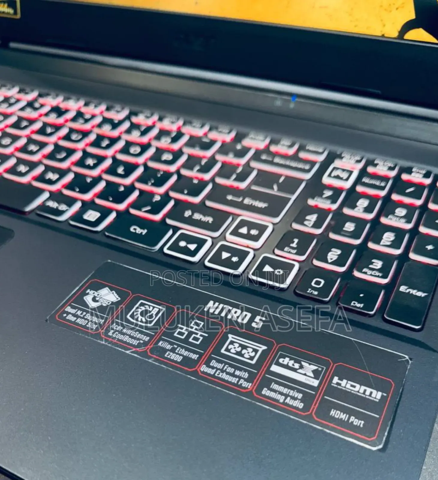 New Laptop Acer Nitro 5 16GB AMD Ryzen 9 SSD 1T