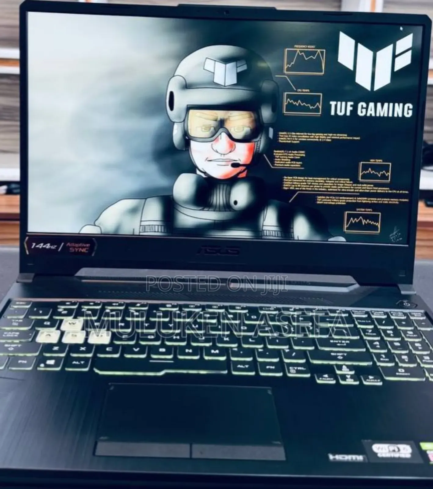 New Laptop Asus TUF Gaming A15 16GB Intel Core I7 SSD 512GB