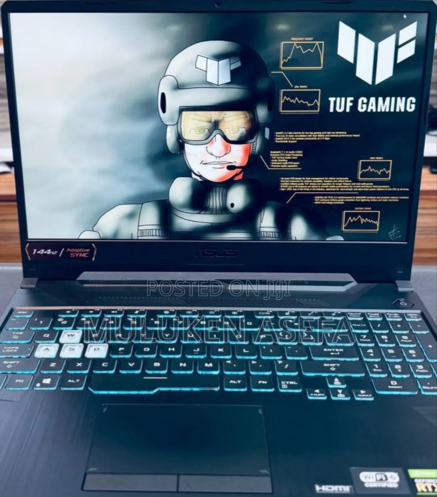 New Laptop Asus TUF Gaming A15 16GB Intel Core I7 SSD 512GB