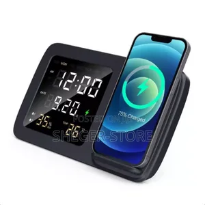 Photo - High Quality Rise Digital Alarm Clock Wireless Charger
