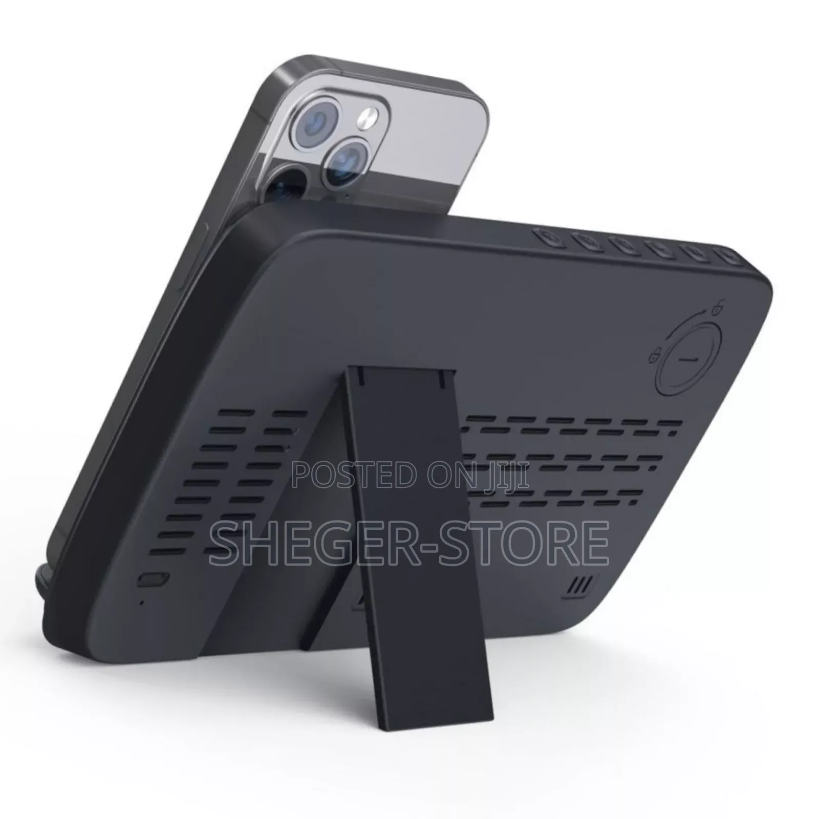 High Quality Rise Digital Alarm Clock Wireless Charger