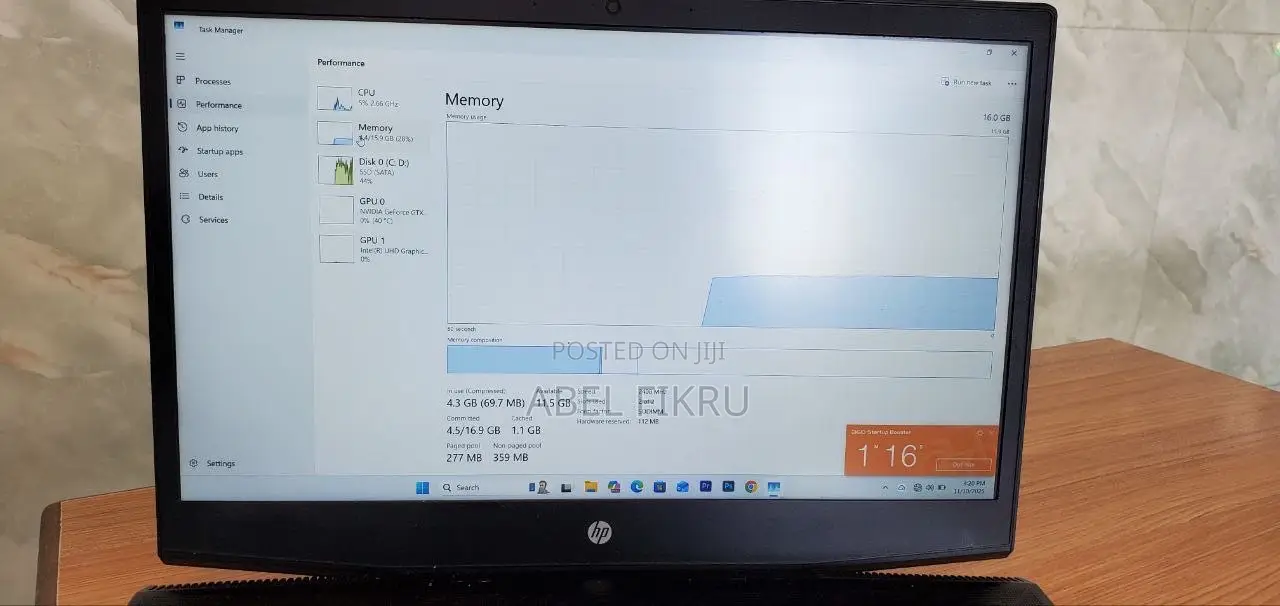 Laptop HP Pavilion 15 16GB Intel Core I7 SSD 512GB