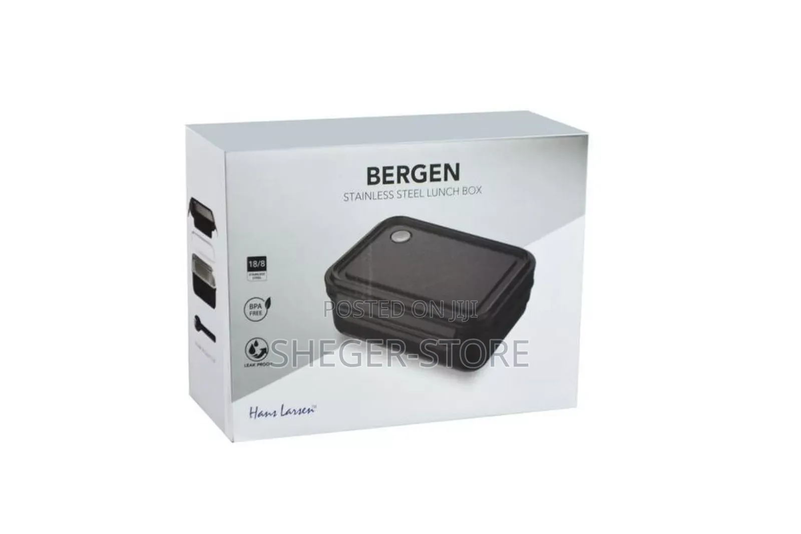 Bergen Stainless Steel Lunch Box ( በቢሮዎ ውስጥ,ለልጆች ትምህርት ቤት,ለአያያዠ ምቹ )