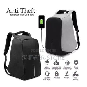 Orginal Anti-Theft Backpack With Usb Charging Port (የራሱ Usb መሰኪያ ያለው )